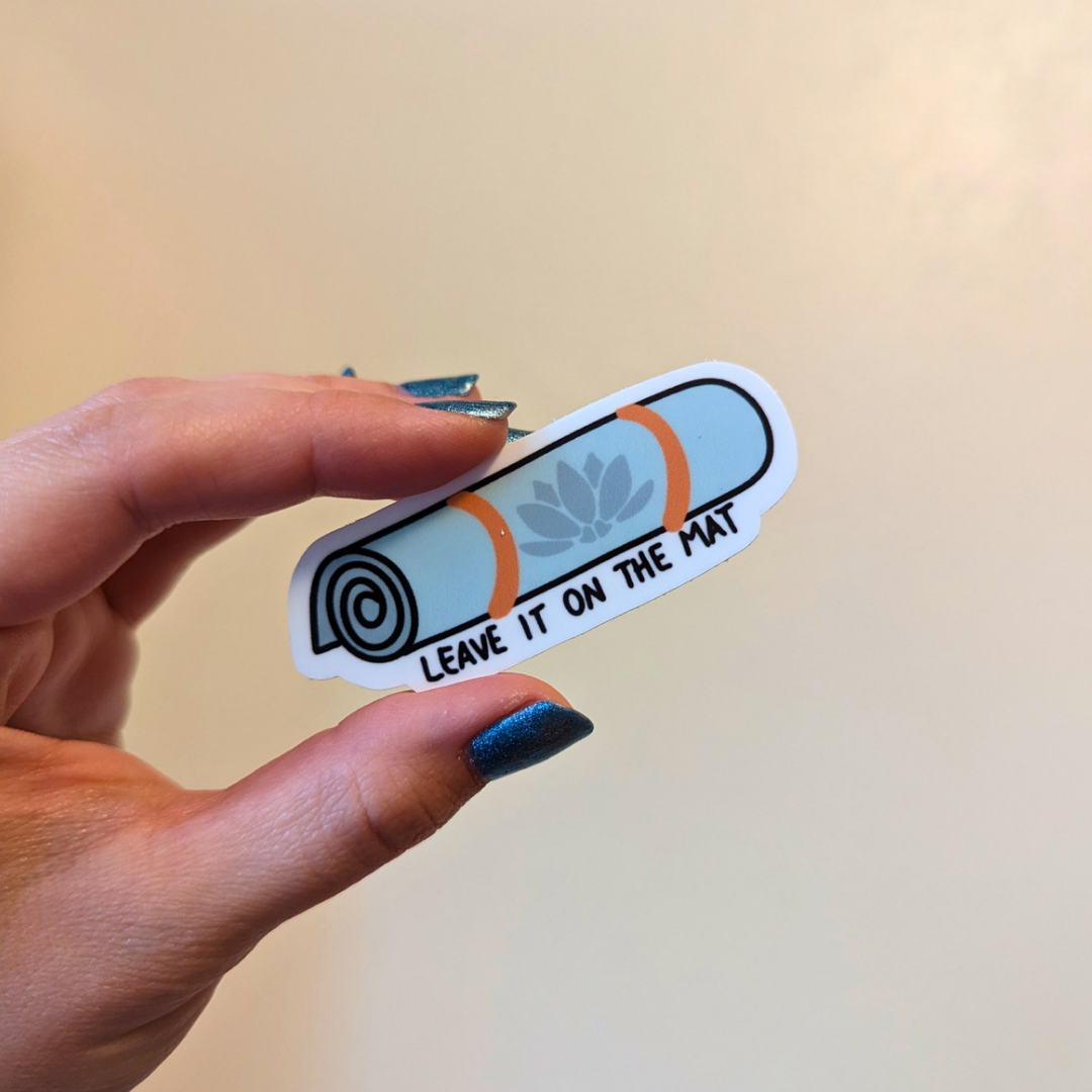 Leave It On The Mat Sticker