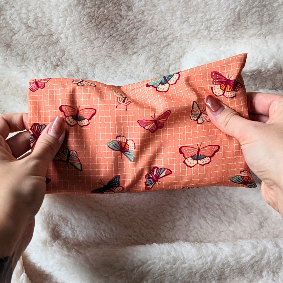 Microwavable fashion eye pillow