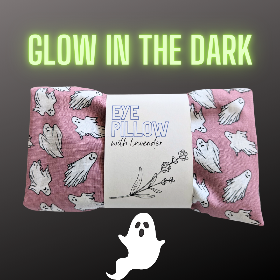 Glow Ghosts - Weighted Eye Pillow