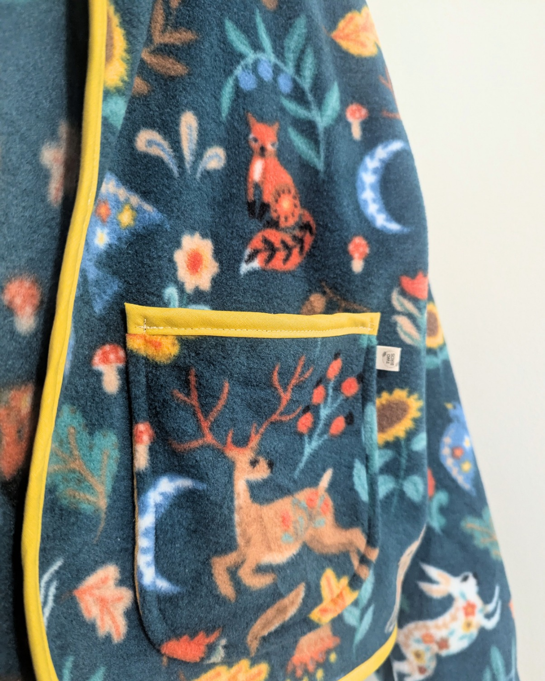 Cozy Cardi - Forest Friends (Small/Medium)