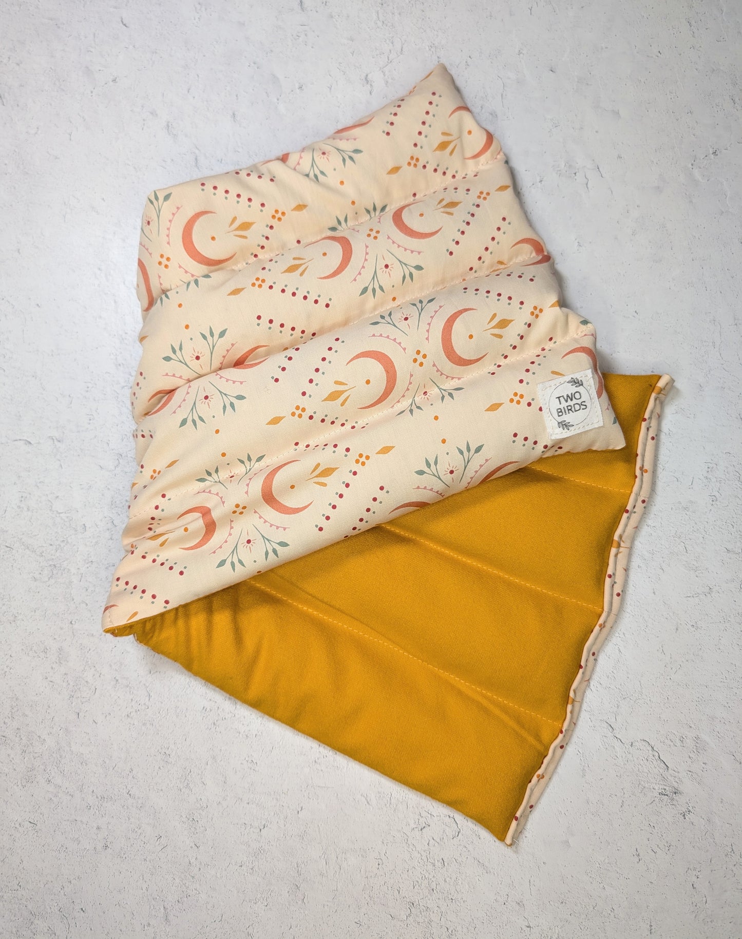 Weighted Heating Pad Cotton/Flannel - Crescent Charm