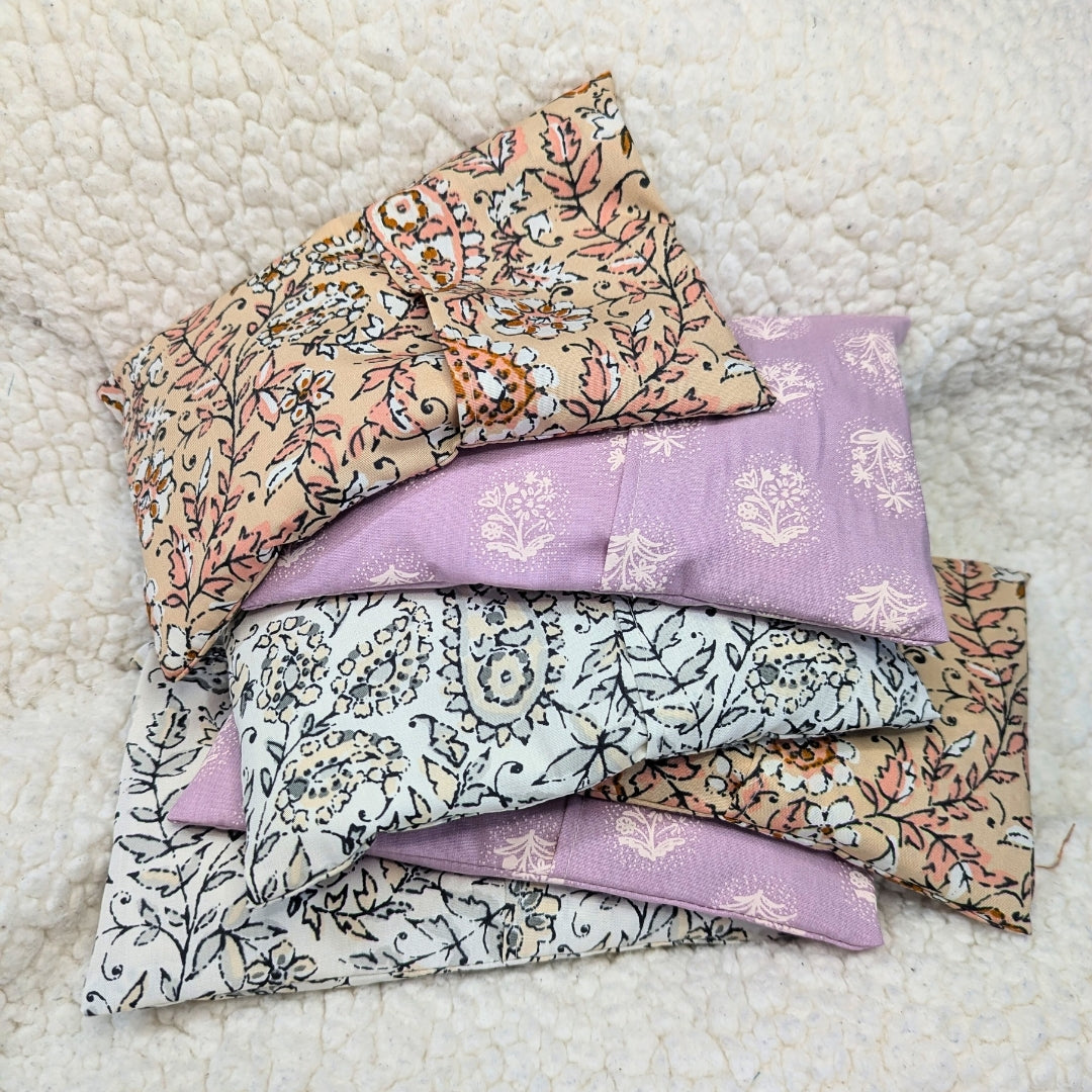 Lilac Stamp - Weighted Eye Pillow