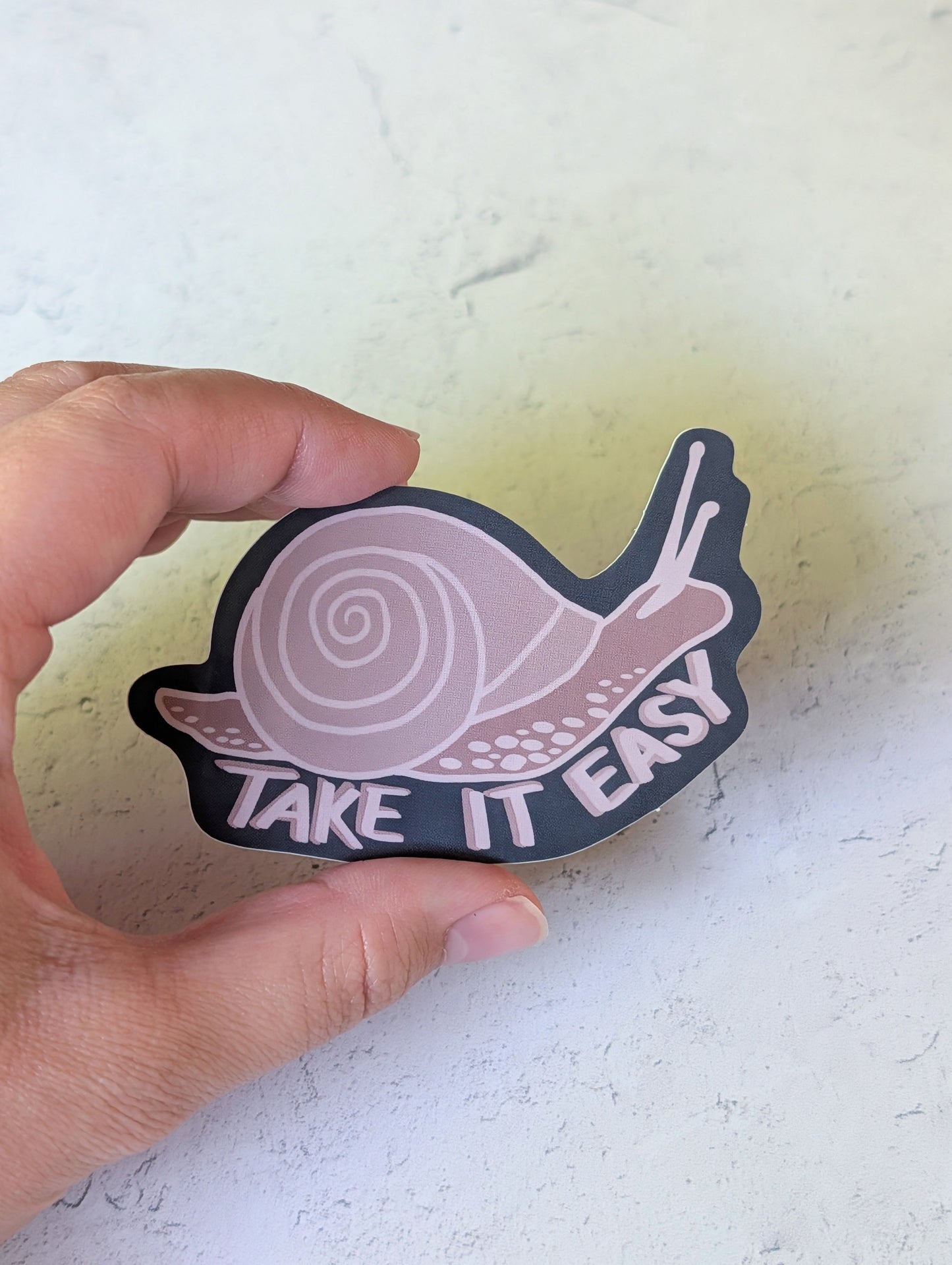 Take It Easy Snail Sticker