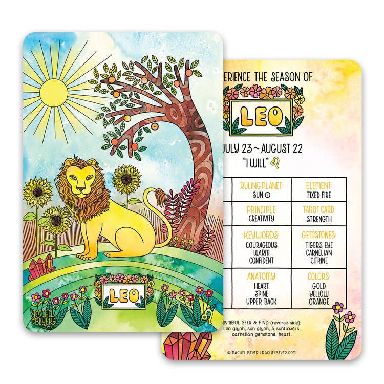 Leo Zodiac Mini Art Print