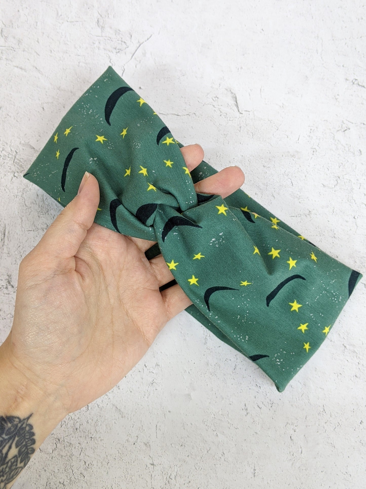 Faux Knot Headband - Stargazing Blue