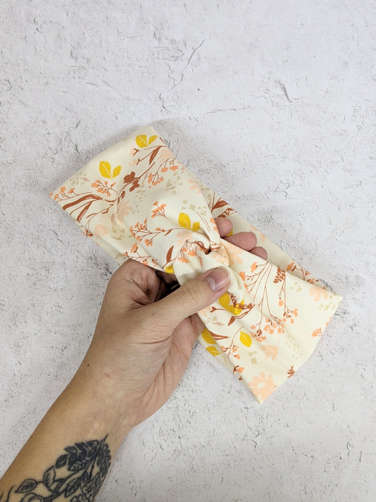 Faux Knot Headband - Warm Botanicals