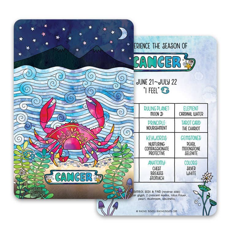 Cancer Zodiac Mini Art Print