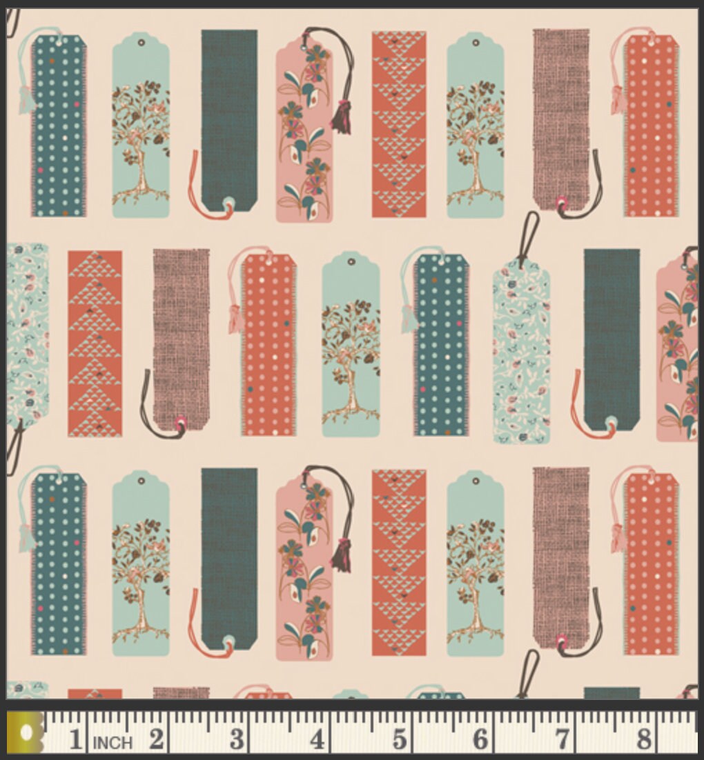 Mark My Words - Printed Quilter's Cotton Fabric by the Yard - Bookish Collection by Sharon Holland