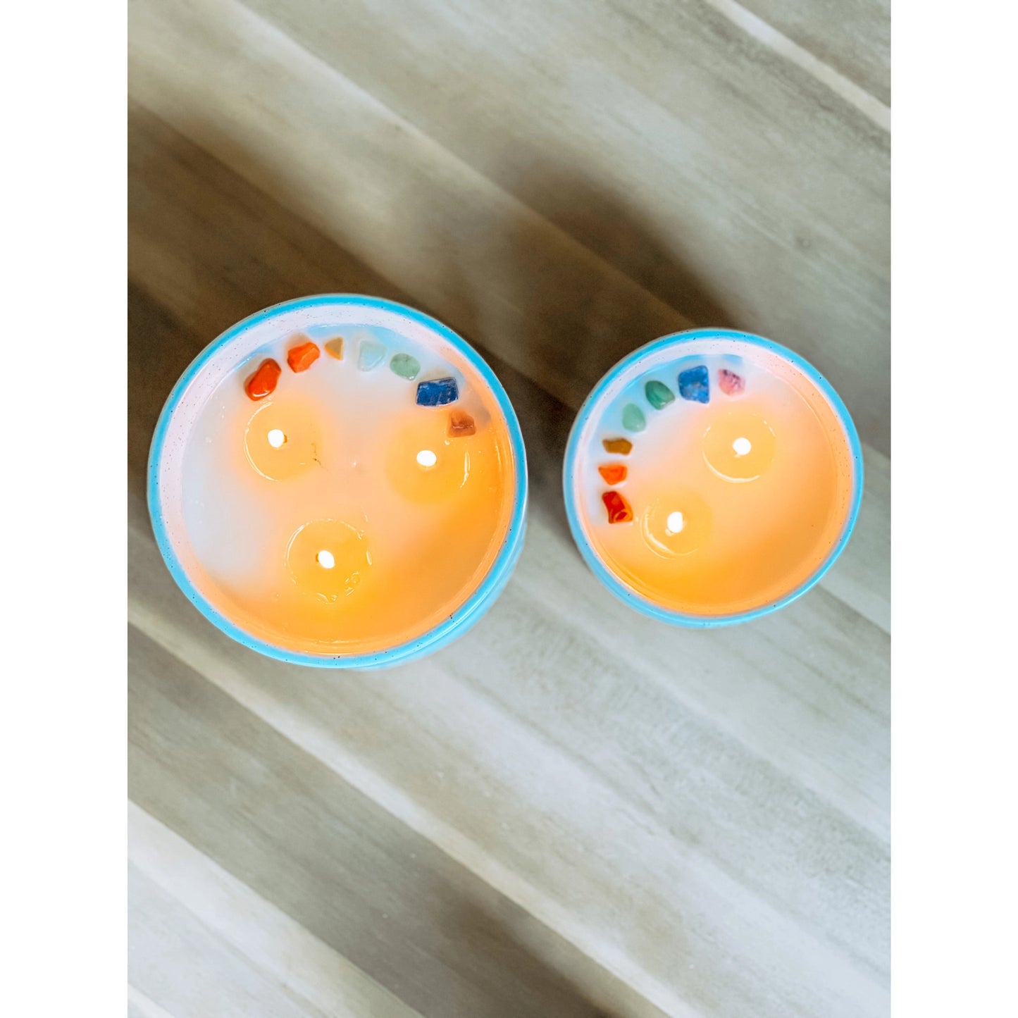 Rose Chakra Crystal Candle 9oz - Pride & LGBTQ+