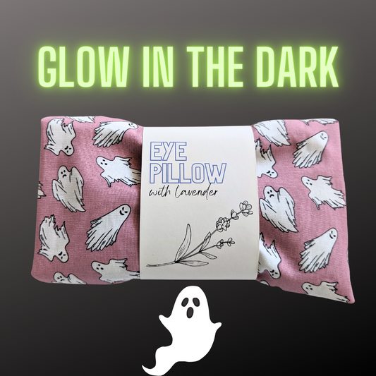 Glow Ghosts - Weighted Eye Pillow
