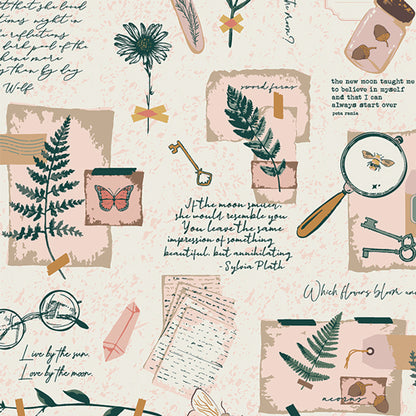 Field Diary - Printed Quilter's Cotton Fabric by the Yard
