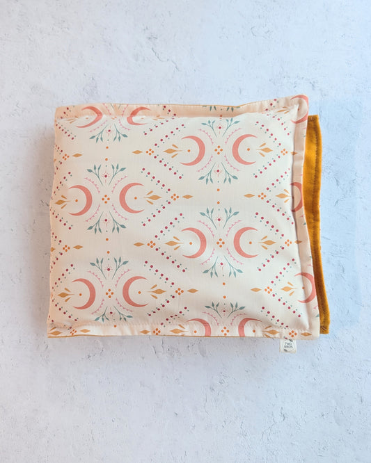 Weighted Heating Pad Cotton/Flannel - Crescent Charm