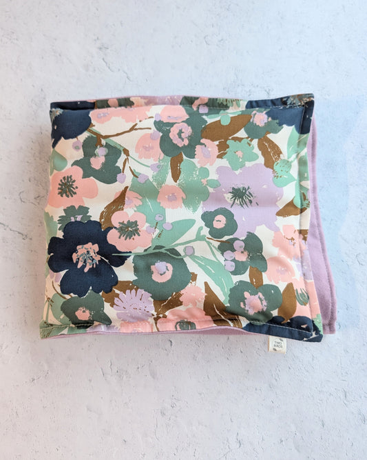 Weighted Heating Pad Cotton/Flannel - Meadow Bloom