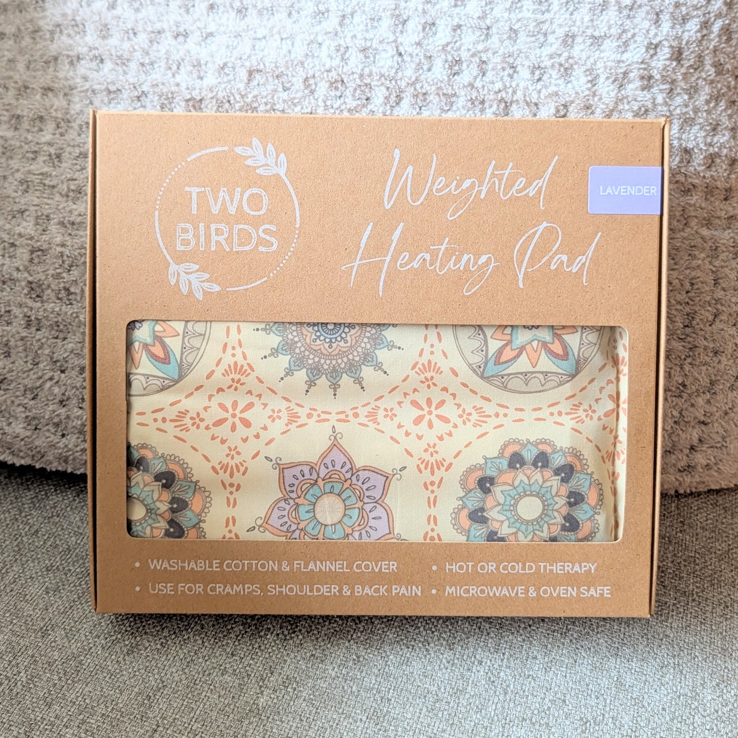 Weighted Heating Pad Cotton/Flannel - Mandala