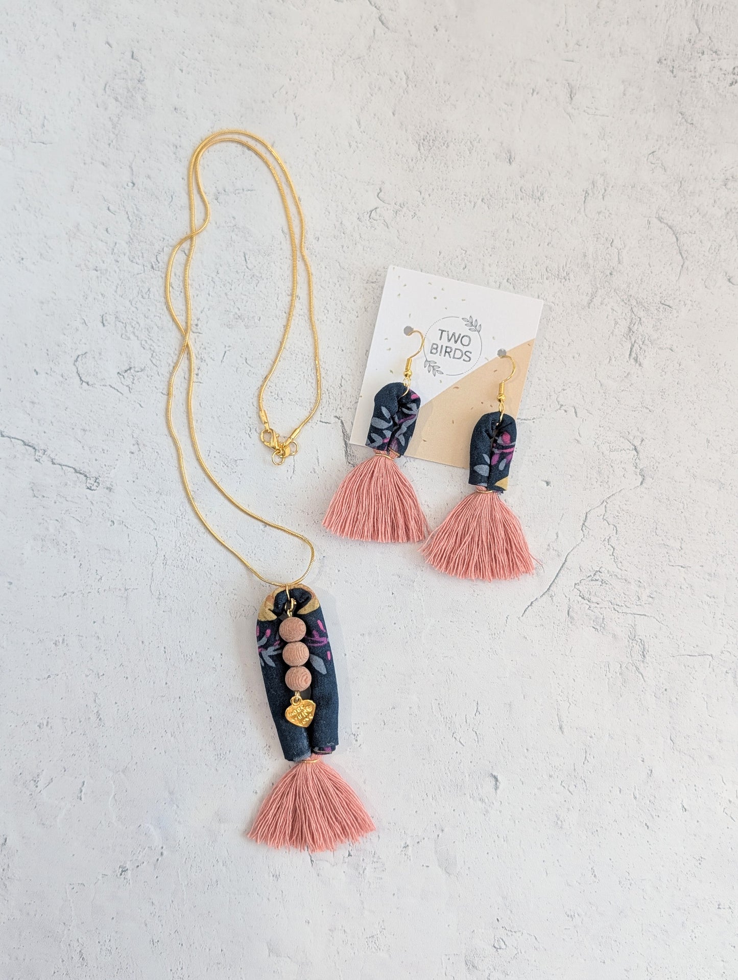 Upcycled Scrap Diffuser Necklace No.1