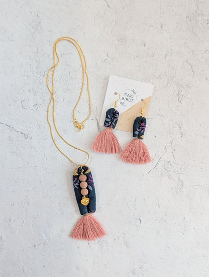 Upcycled Scrap Diffuser Necklace No.1