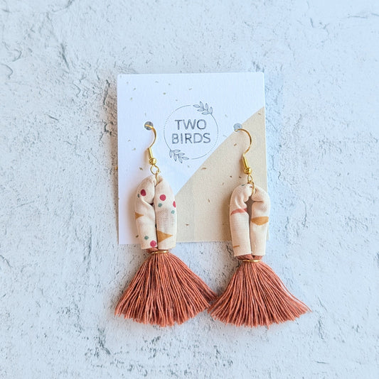 Upcycled Scrap Earrings No. 3