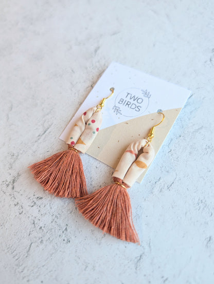 Upcycled Scrap Earrings No. 3