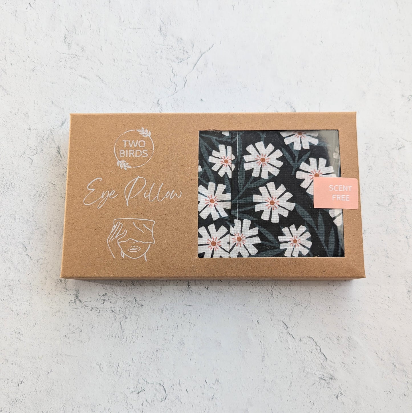 Dark Daisies - Weighted Eye Pillow