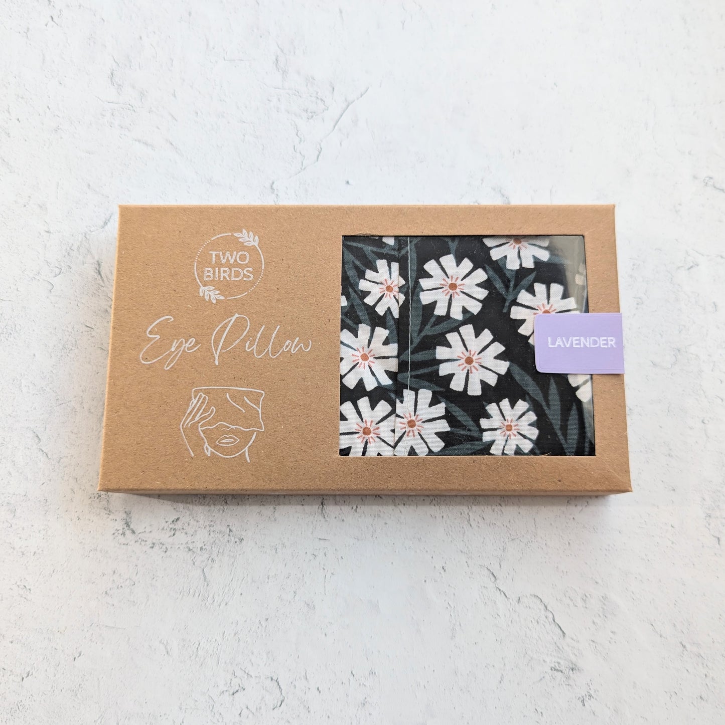 Dark Daisies - Weighted Eye Pillow