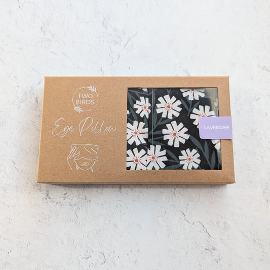 Dark Daisies - Weighted Eye Pillow