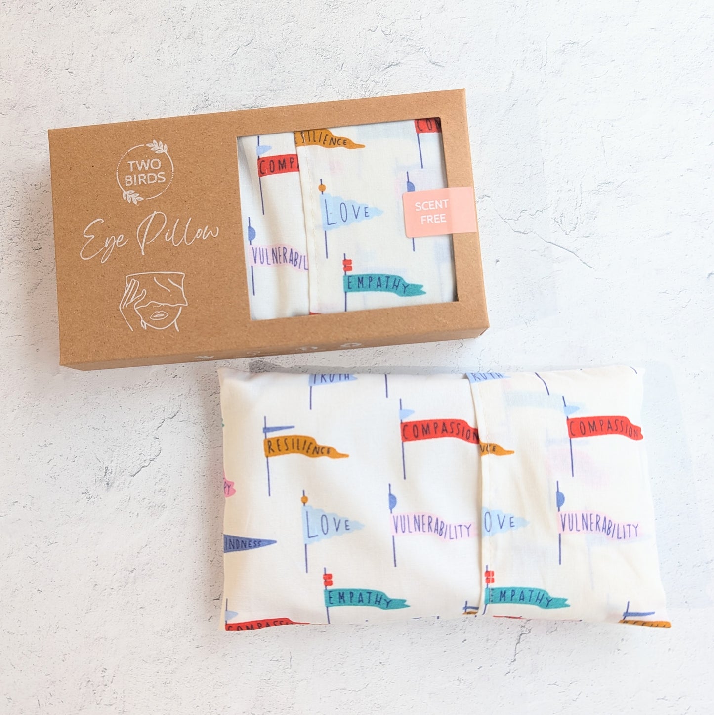 Weighted Eye Pillow - Positivity Flags