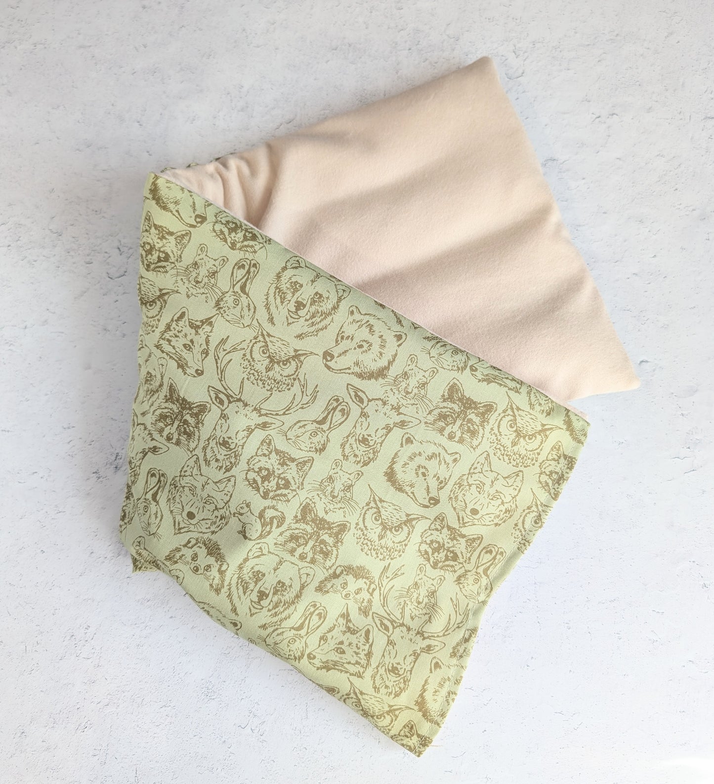 Weighted Heating Pad Cotton/Flannel - Wildlife Buddies