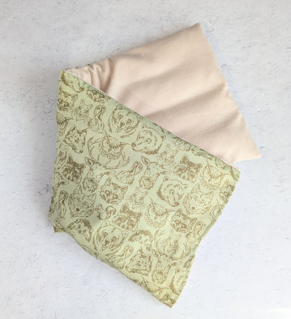Weighted Heating Pad Cotton/Flannel - Wildlife Buddies