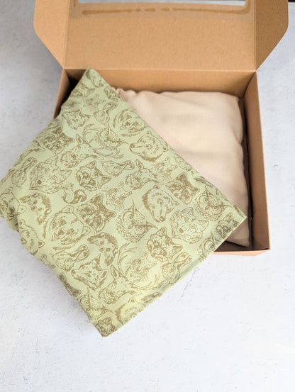 Weighted Heating Pad Cotton/Flannel - Wildlife Buddies