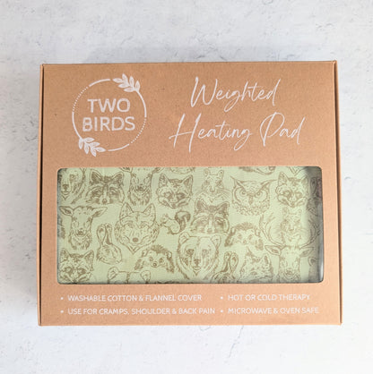 Weighted Heating Pad Cotton/Flannel - Wildlife Buddies