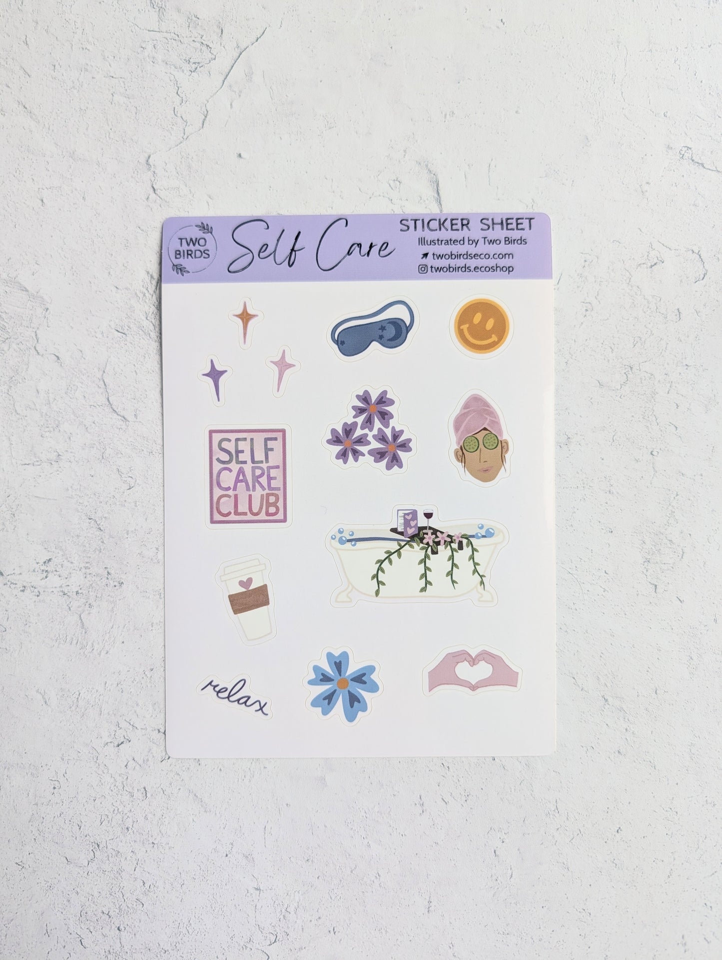Self Care Sticker Sheet