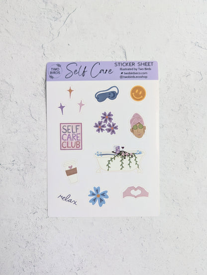Self Care Sticker Sheet