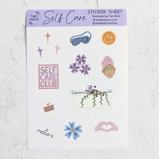 Self Care Sticker Sheet