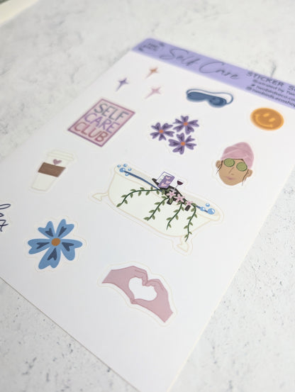 Self Care Sticker Sheet