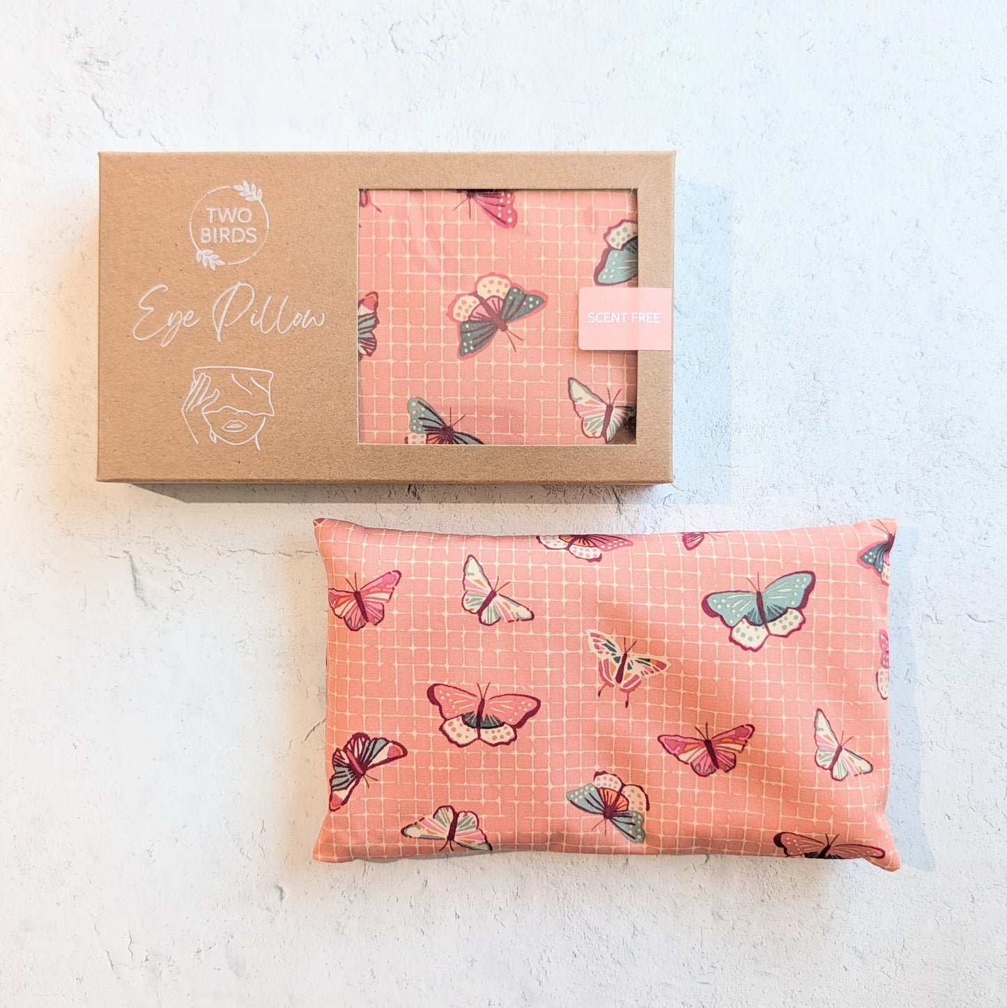 Weighted Eye Pillow - Fluttering Lattice
