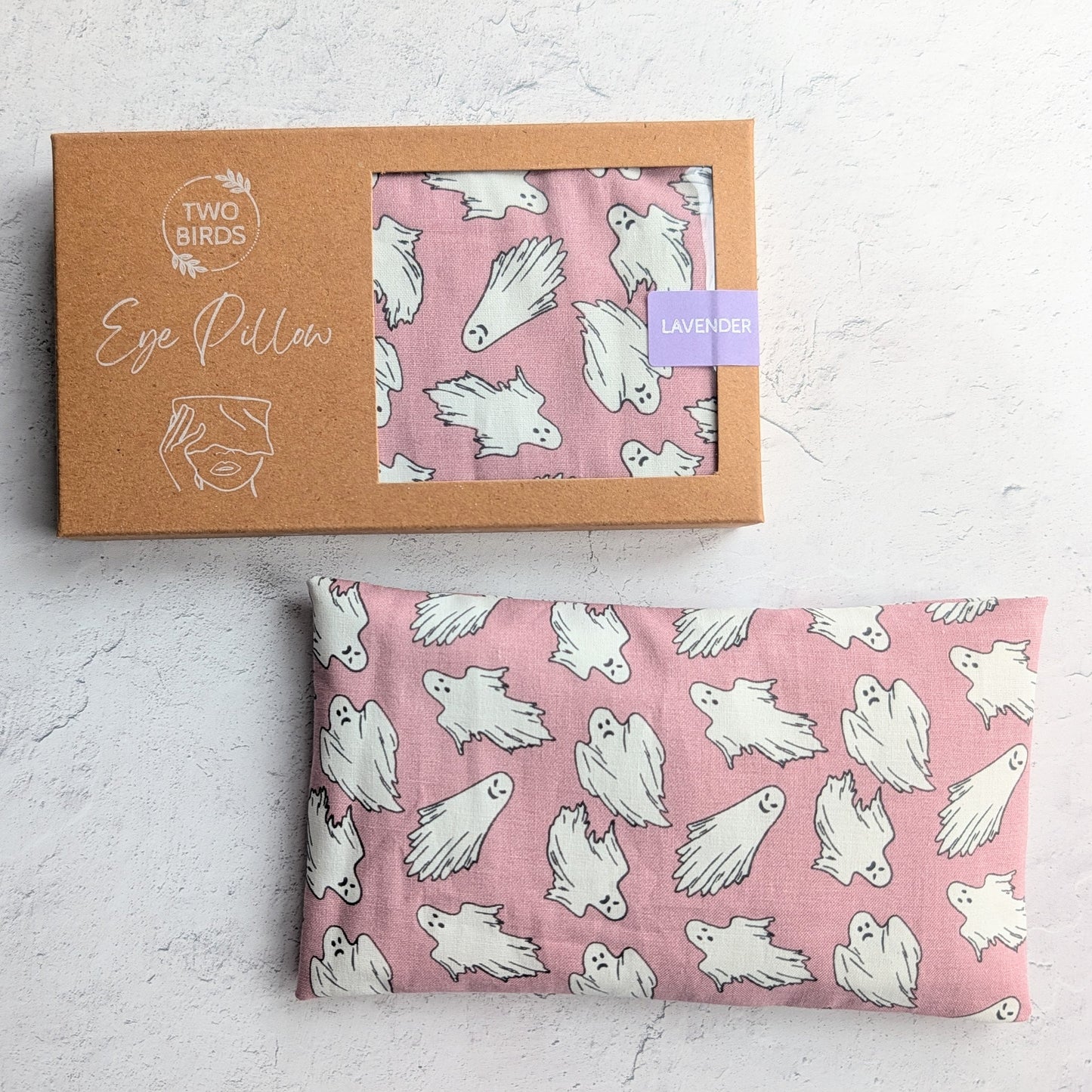 Weighted Eye Pillow - Glow Ghosts