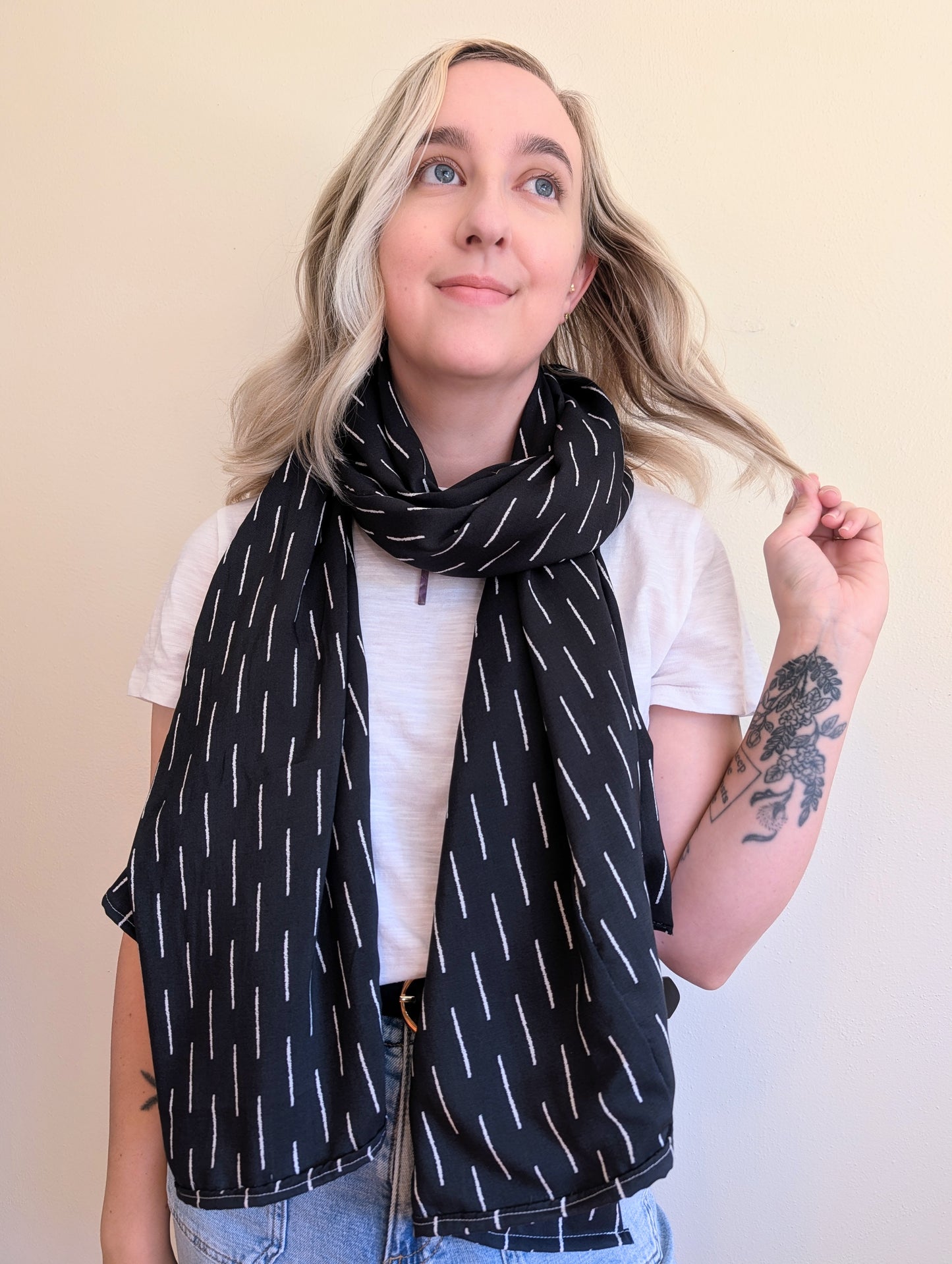 Do-It-All Shawl: Travel Wrap & Scarf - Dashing Black