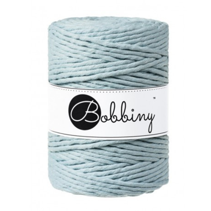 Misty Blue 5mm Recycled Macrame Cord by Bobbiny