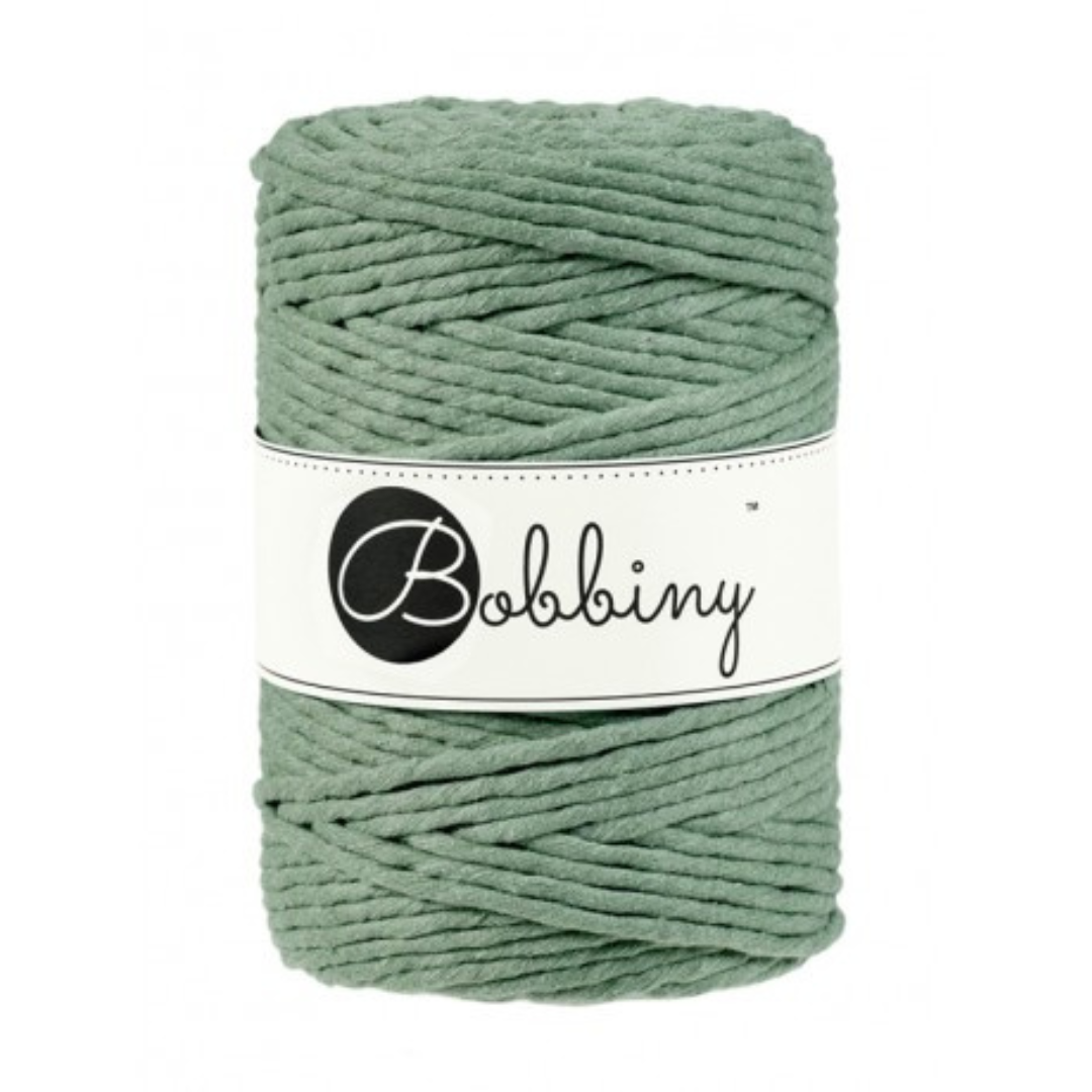 Eucalyptus 5mm Recycled Macrame Cord by Bobbiny
