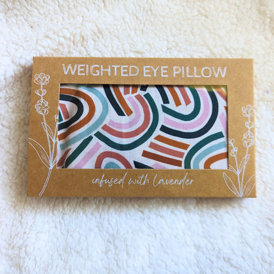 Mod Rainbow - Weighted Eye Pillow