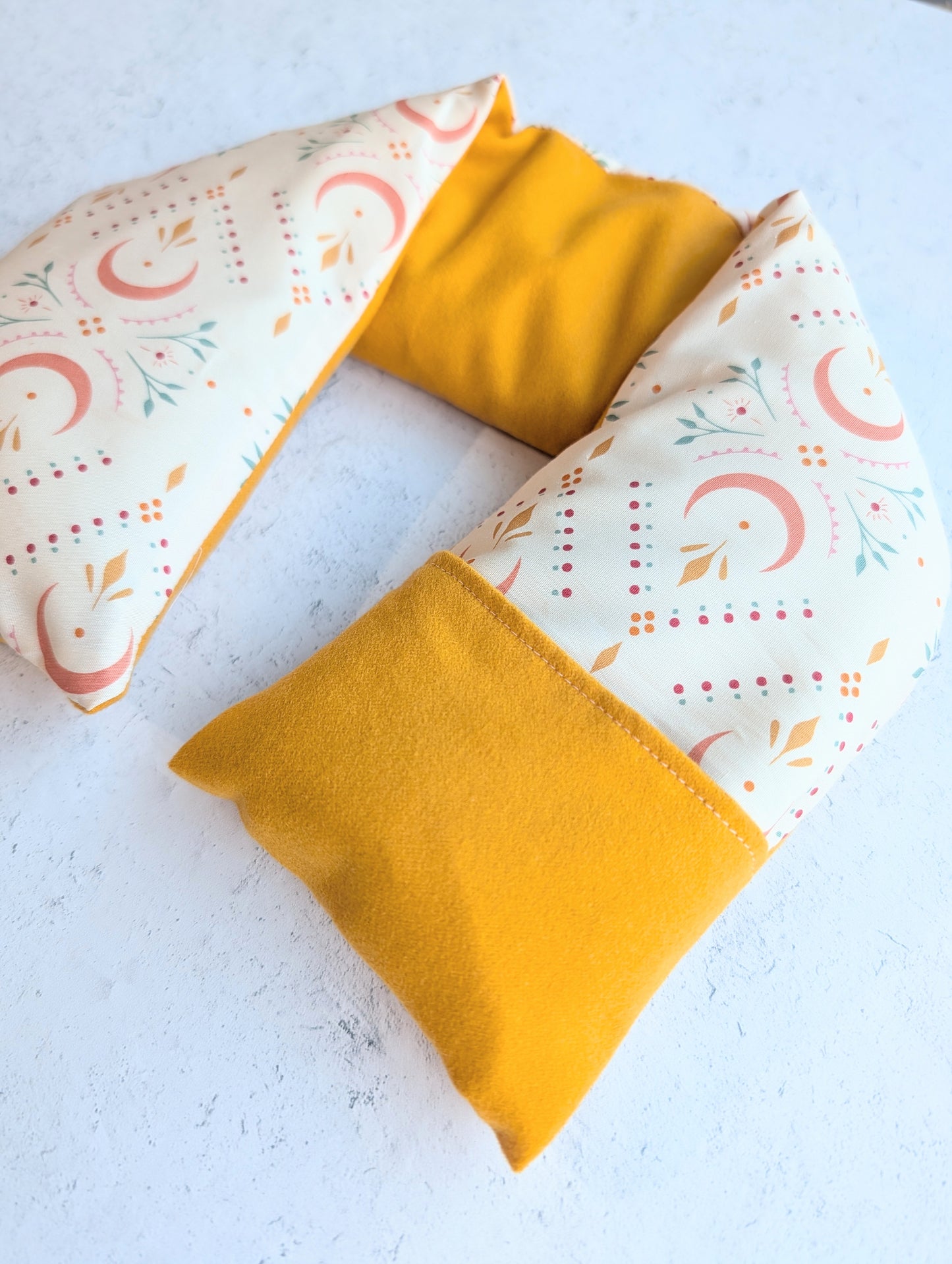 Weighted Neck Wrap - Crescent Charm