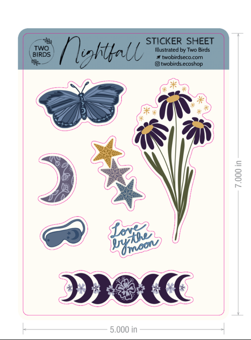Nightfall Sticker Sheet