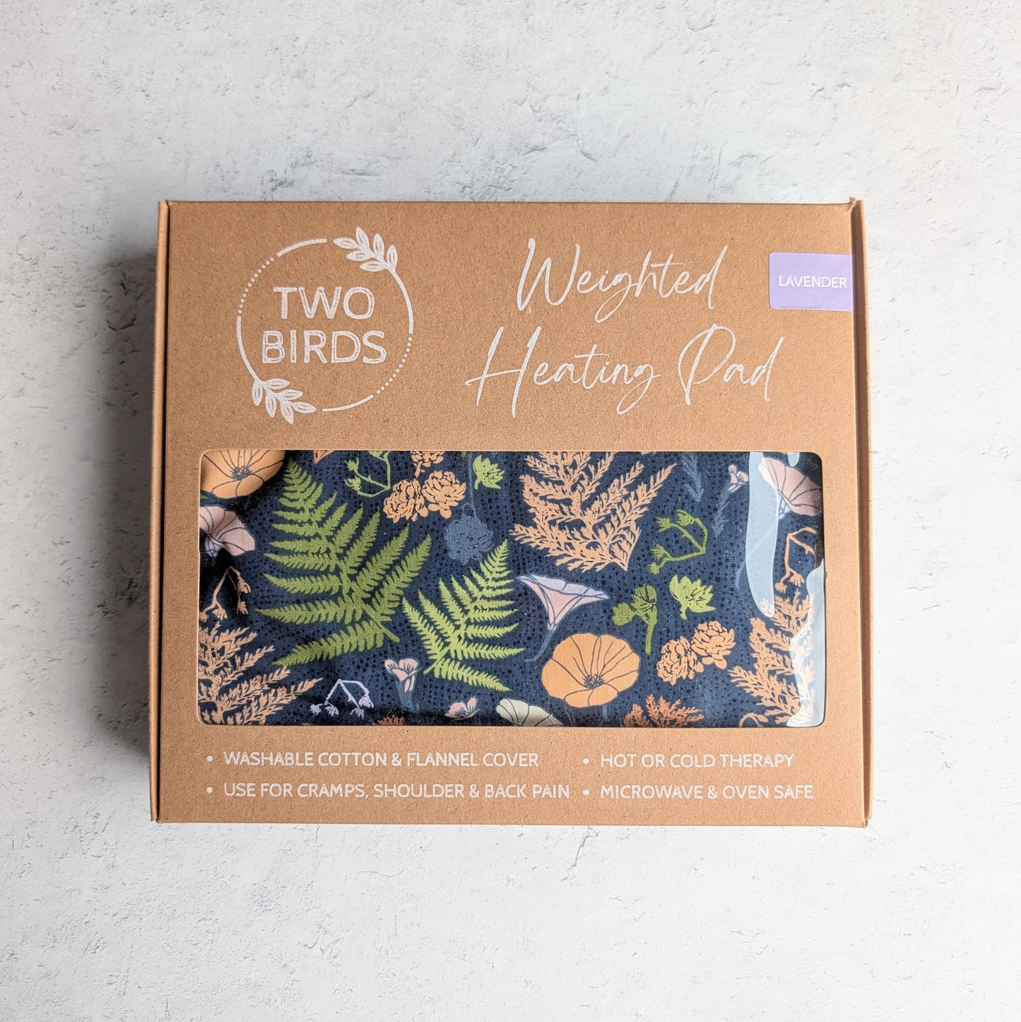 Weighted Heating Pad Cotton/Flannel - Pacific Ferns