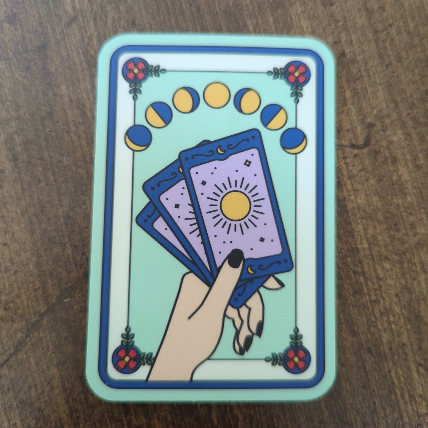 Tarot Card Moons Sticker