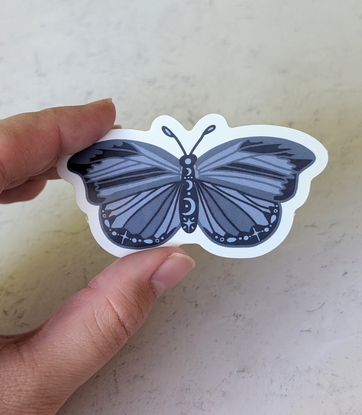 Night Butterfly Sticker