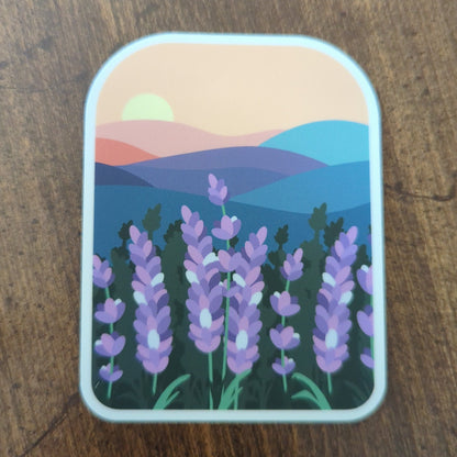 Lavender Horizons Sticker