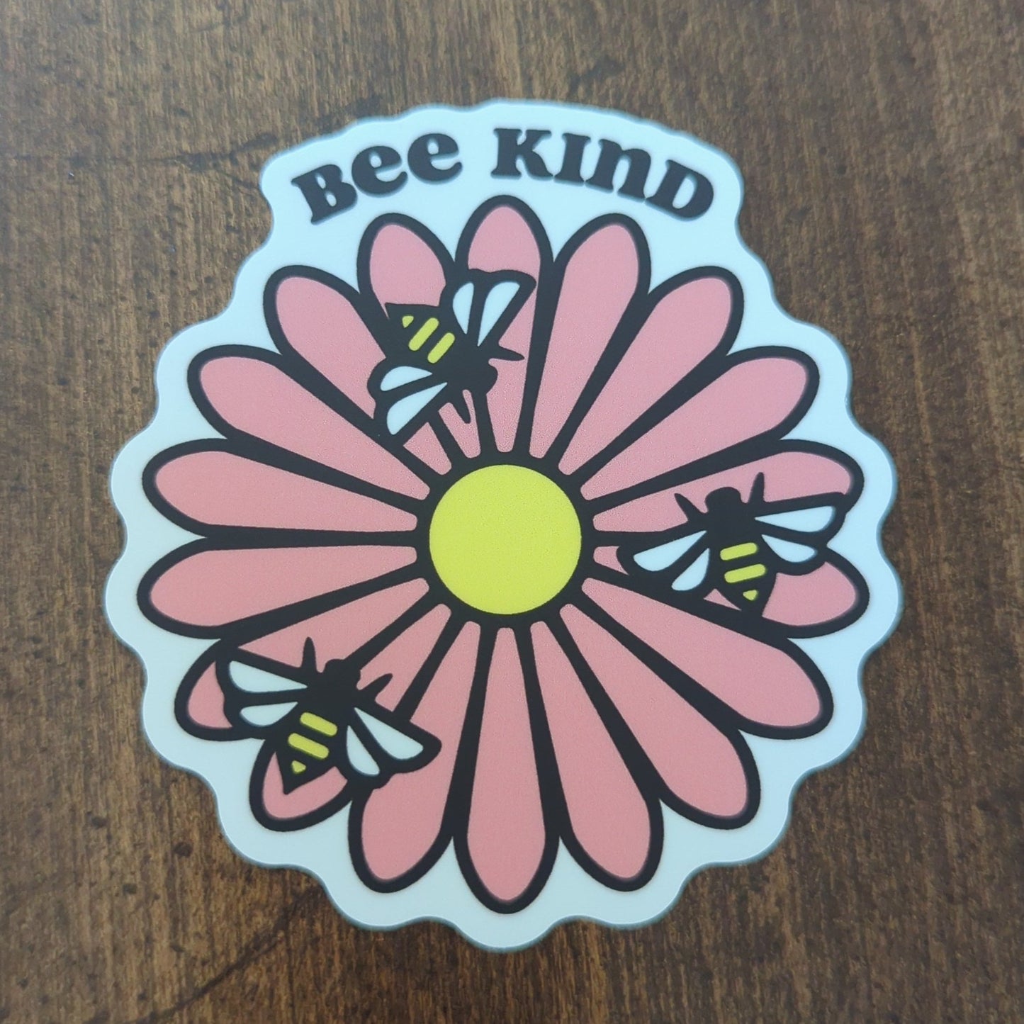 Bee Kind Daisy Sticker