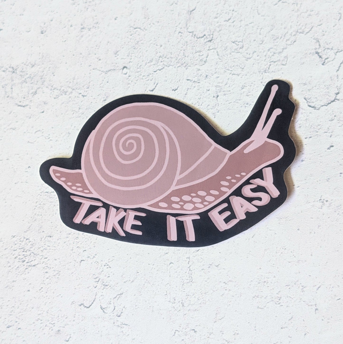 Take It Easy Snail Sticker