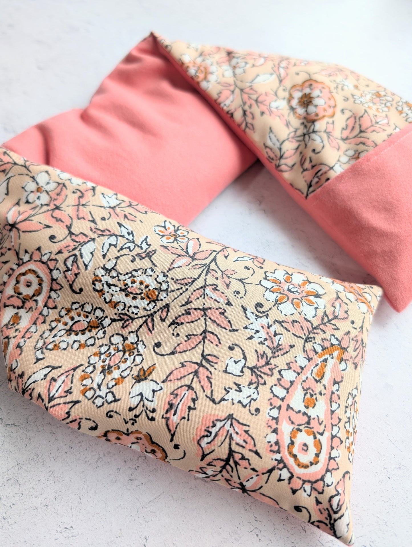 Weighted Neck Wrap -  Pink Paisley