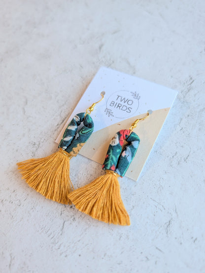 Upcycled Scrap Earrings No. 2